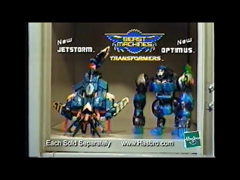 Transformers Beast Machines Optimus Primal and Jetstorm 30s Commercial