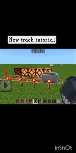 new track tutorial in Minecraft 😎 #minecraft #viralvideo #gaming