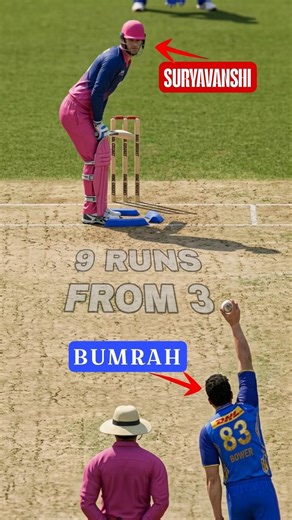 😱 9 Runs | 3 Balls | BUMRAH VS RR! Who Wins?