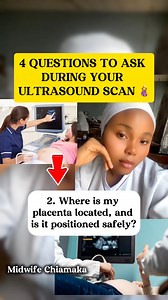 4 QUESTIONS TO ASK DURING YOUR ULTRASOUND SCAN Your ultrasound is not just a check up, it’s your chance to see your baby, understand how they’re doing, and ask anything you’ve been wondering about. No question is too small Midwife Chiamaka #pregnancy #pregnancyjourney #healthypregnancy #MidwifeChiamaka #ultrasound | Midwife Chiamaka