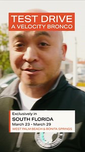 "Over engineered in the best ways possible" - Don't miss your chance to experience Velocity by test driving our signature series classic Ford Bronco. We're offering test drives in two locations: West Palm Beach - March 23rd-25th at the Marriott Singer Island Beach Resort & Spa Bonita Springs - March 28th - 29 at the @hyattregencycoconutpoint resort & Spa Send us a DM to book your test drive! | Velocity Restorations