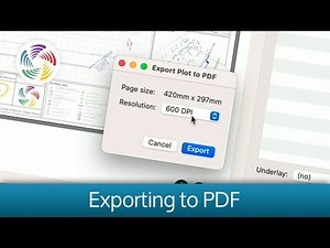Exporting to PDF