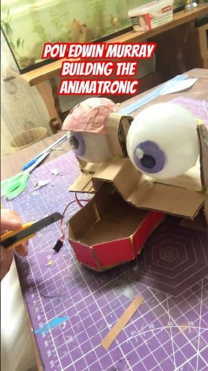 Pov edwin Murray building the animatronic from fnaf secret of the mimic #foryou