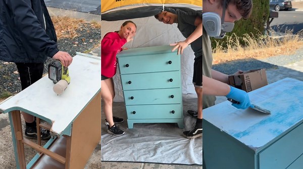 How to Refinish Painted Furniture: Check Out This Dresser Transformation!