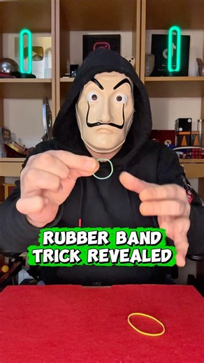 Simple Rubber Band Trick Tutorial 🪄 #tricks #magic #magictricks #foryou