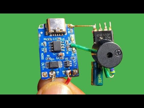 TP4056 Module Mod – Gắn Còi Báo Khi Pin Đầy | Full Battery Buzzer Alert