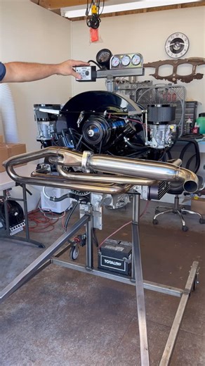Another Fully Blacked out 1914cc AVW turnkey VW motor built by our own Frank Trout. This is the second of 4 we are building for this customer. Super snappy response and starts immediately means it’s tuned properly! If it’s time to step up your Aircooled motor game in your VW, you know where to find us! | Aircooled Vintage Works