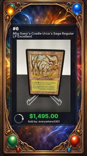 $3,199 for a MTG 7th Edition Foil Birds of Paradise! Daily Top 10