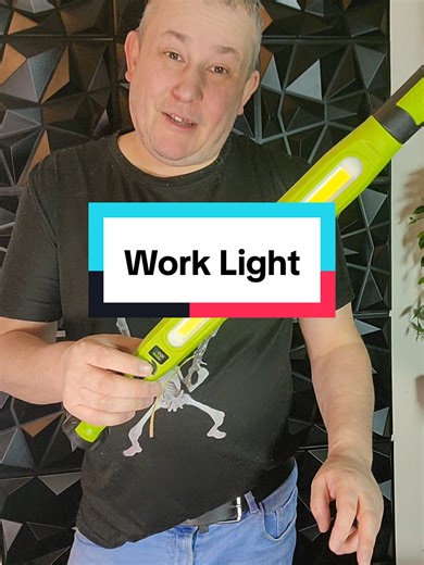 Magnetic work light. Rechargable. Useful tool. #worklight #torch #tiktokmademebuyit #diy #tools