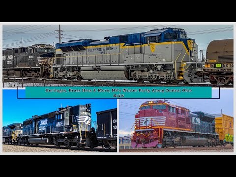Heritages, Brass Hats & More; NS's Winter Party Along Central Ohio Rails