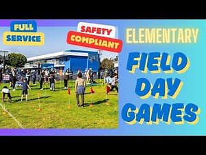 Fun Elementary School Field Day Games K-6th | Full Service Field Day Setup for Large Student Crowds