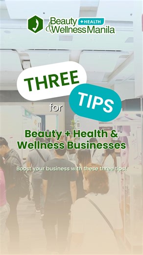 Running a beauty, health, or wellness business? Here are 3 tips to help you thrive: Stay ahead of trends to keep your brand relevant. Build strong relationships with partners and customers who matter. And most importantly, exhibit at or visit Beauty Health & Wellness Manila 2025 to put your business at the center of the action! 📅 October 9–11, 2025 | SMX Convention Center Manila Sign up for FREE at beautyandwellnessmanila.com/registration. Make sure to register online to claim your free pass to