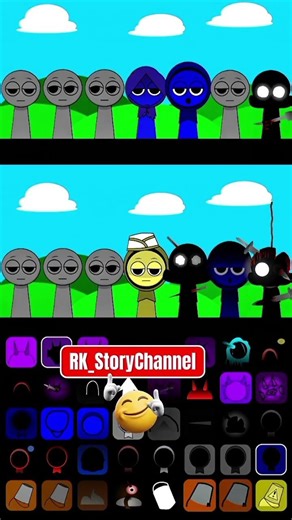 Jevin🔵 Phase 1-17🌈 Best All Phase 🎮🚀 #incrediboxsprunki #sprunki #incredibox #shorts #gaming