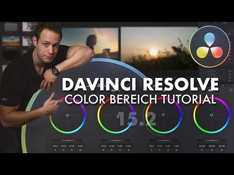 Davinci Resolve 15 - Color Bereich Einsteiger Tutorial | by muenter media