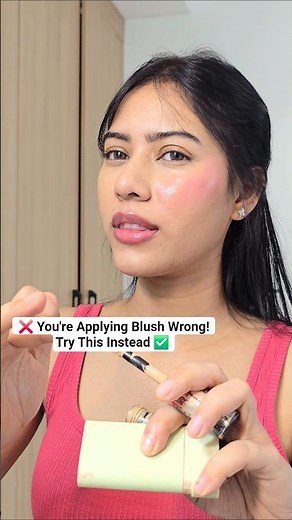 ❌️ You're Applying Blush Wrong! Try This Instead 😍#Blush #BlushHack #MakeupTips #fypシ゚viral #explore