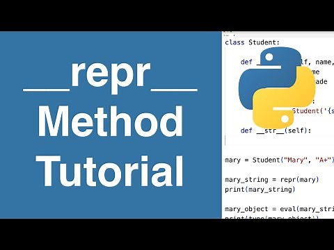 __repr__ Method | Python Tutorial