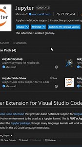 jupyter notebook in vs code #python #coding #programming