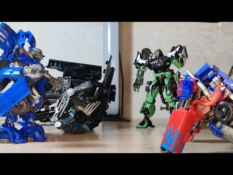 Let's Roll Jetfire combining with Optimus Prime Transformers Stop Motion