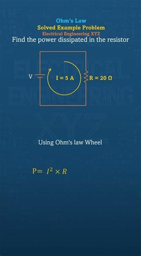 Ohm’s Law Example Made Easy in 30 Seconds #Shorts #Electronics