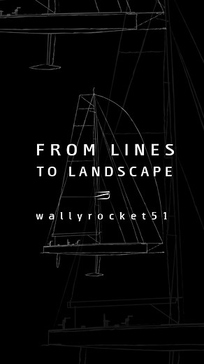 From seascape imagination to wallyrocket51 realisation. #FerrettiGroup #KeepBuildingDreams #Wally #WallyYachts #InhaleExhale #20YearsAhead #wallyrocket #wallyrocket51 #wrocket #wrocket51 #wallysail #wallysailing | Wally
