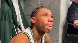 Michigan State Spartans guard Jeremy Fears Jr. on Izzo's message after loss