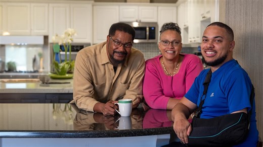 Proud military family navigates motorcycle crash recovery