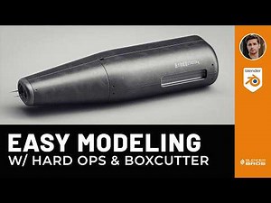 Hard Surface MODELING & TEXTURING in Blender (Tutorial)