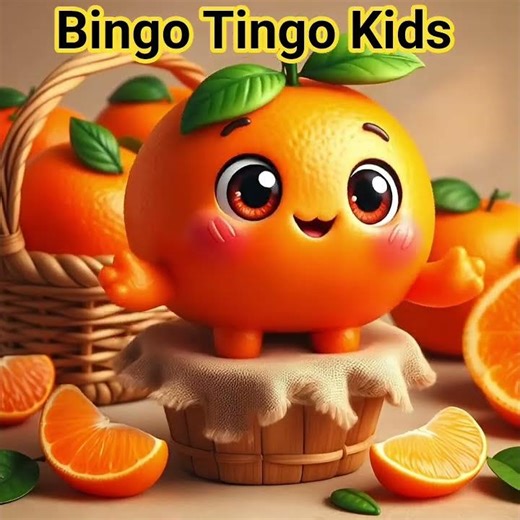 Bingo Tingo Ka Orange Dance 💃#kidssongs #shorts