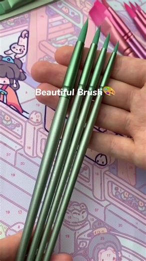High Resilience Paintbrush for DIY Oil Painting