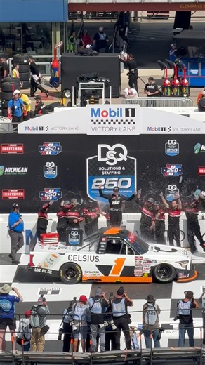 Corey Heim Victory Lane Celebration At Michigan