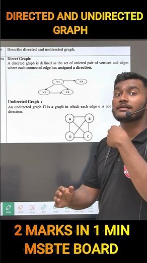 Directed and Undirected graph | V2V Clas | In Hindi.