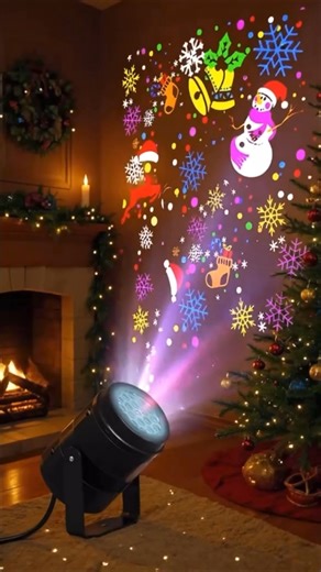 40 reactions |  Fill your home with magical holiday cheer! This versatile projector displays 16+ festive patterns on walls and ceilings - perfect for indoor and outdoor decorating.❄️ ✨ 16+ festive patterns & colors ️ Snowflakes & Santa scenes  Energy-efficient LED  Perfect Christmas gift  Create magical moments ➡️ https://bit.ly/4piI6rh #ChristmasLights #HolidayDecor #ChristmasGift #HomeDecor #WinterWonderland | Claireprivmade | Facebook