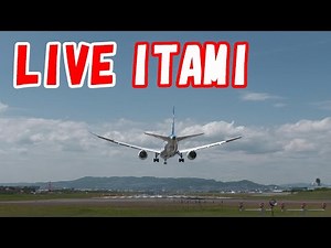 🔴LIVE at ITAMI Airport Plane Spotting 2022.08.15 伊丹空港ライブカメラ Landing Takeoff 着陸 離陸