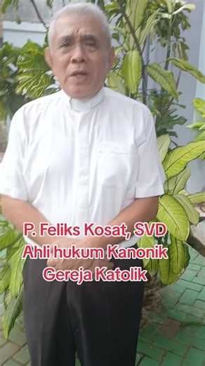 Perkenalan Pater Felix Kosat, Ahli Hukum Gereja Katolik