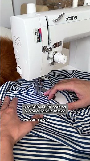 How to sew binded T-shirt collar #sewingtutorial