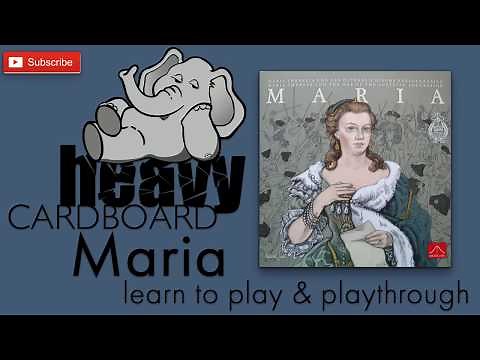 Maria 3p Play-through, Teaching, & Roundtable discussion by Heavy Cardboard
