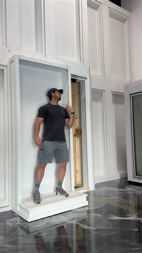 What would you put on this hidden sliding door?