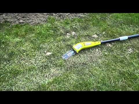 Ryobi Electric Pole Saw Review-6 Amp Pole Chainsaw