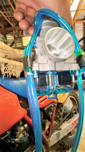 Finally! 👀 See How A Motorcycle Carburetor Actually Works ⛽️ #carburetor #mechanic #see