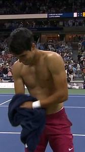 Nothing to see here, just a quick Carlos wardrobe change | US Open Tennis Championships