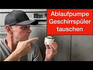 Laugenpumpe Spülmaschine tauschen - So geht es!