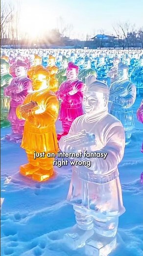 Wait, Are Those Terracotta Warriors... Made of ICE?! (Harbin Ice Festival)