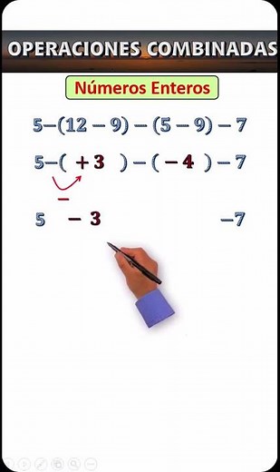 OPERACIONES COMBINADAS CON NUMEROS ENTEROS Suma y Resta con Paréntesis | Ejercicios 2 | #quidimat