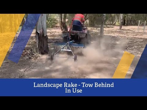 🌾 Landscape Rake – Tow Behind
