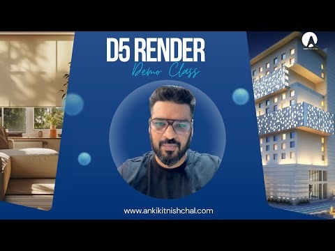 D5 Render Interior + Exterior Rendering Tutorial | Live Demo Class by Ankkit Nishchal