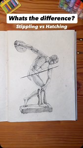 Stippling vs Hatching! What’s better? Answering the BIG art questions. #drawing #howtodraw #texture #drawingtutorials | Harrison How