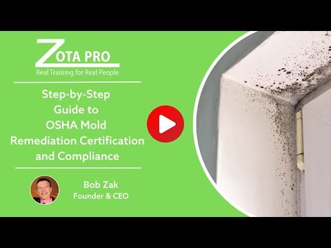 Step-by-Step Guide to OSHA Mold Remediation Certification and Compliance | ZOTA Professional