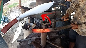 The Best Hand-Forged Knife In Low Budget In The Rural Area You Can Learn | Forged Creations