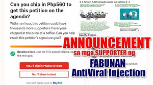 138K views · 3.8K reactions | May Announcement po ako tungkol sa FABUNAN ANTIVIRAL INJECTION na sinusuportahan natin! Dahil po sa sumbong ng isa pong solidong taga suporta ng FABUNANZ tungkol sa Petition para makarating daw kay PRRD ang FAI at nang magamit na kaso may bayad daw po pag nag sign ka ng petition. Mag iingat po tayo mga kapatidz dahil baka may gumagamit ng pangalan ng FAI para perahan kayo WALA PONG KINALAMAN ang FABUNANZ dun ok po ba! | Mr.Riyoh Next Chapter | Facebook
