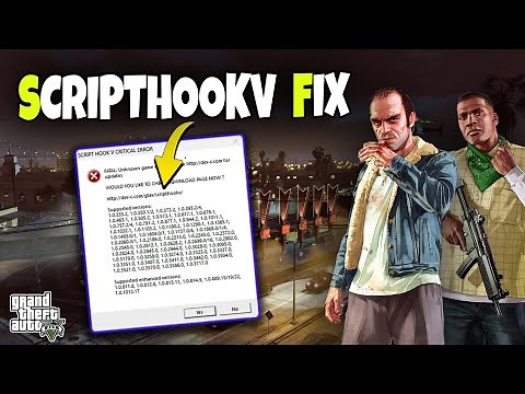 How To Fix Script Hook V Critical Error in GTA 5 (Latest Update Fix) | 2026